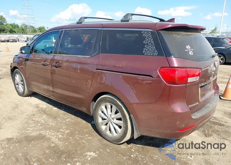 2016 Kia Sedona Ex из США, поврежденный, VIN KNDMC5C17G6127796